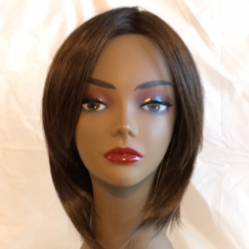 TRBSS Women's Brown Hair Wig - Picture 5 of 14